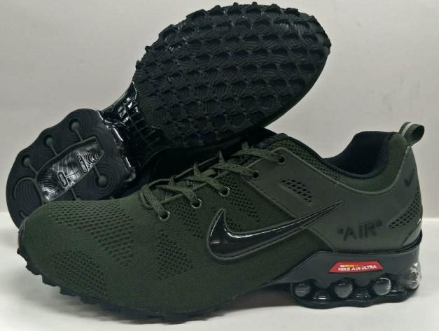 Nike Air Shox 2018 Flyknit Arky Green Black Shoes - Click Image to Close